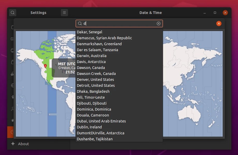 Ubuntu 20.04 LTS Change Time Zone
