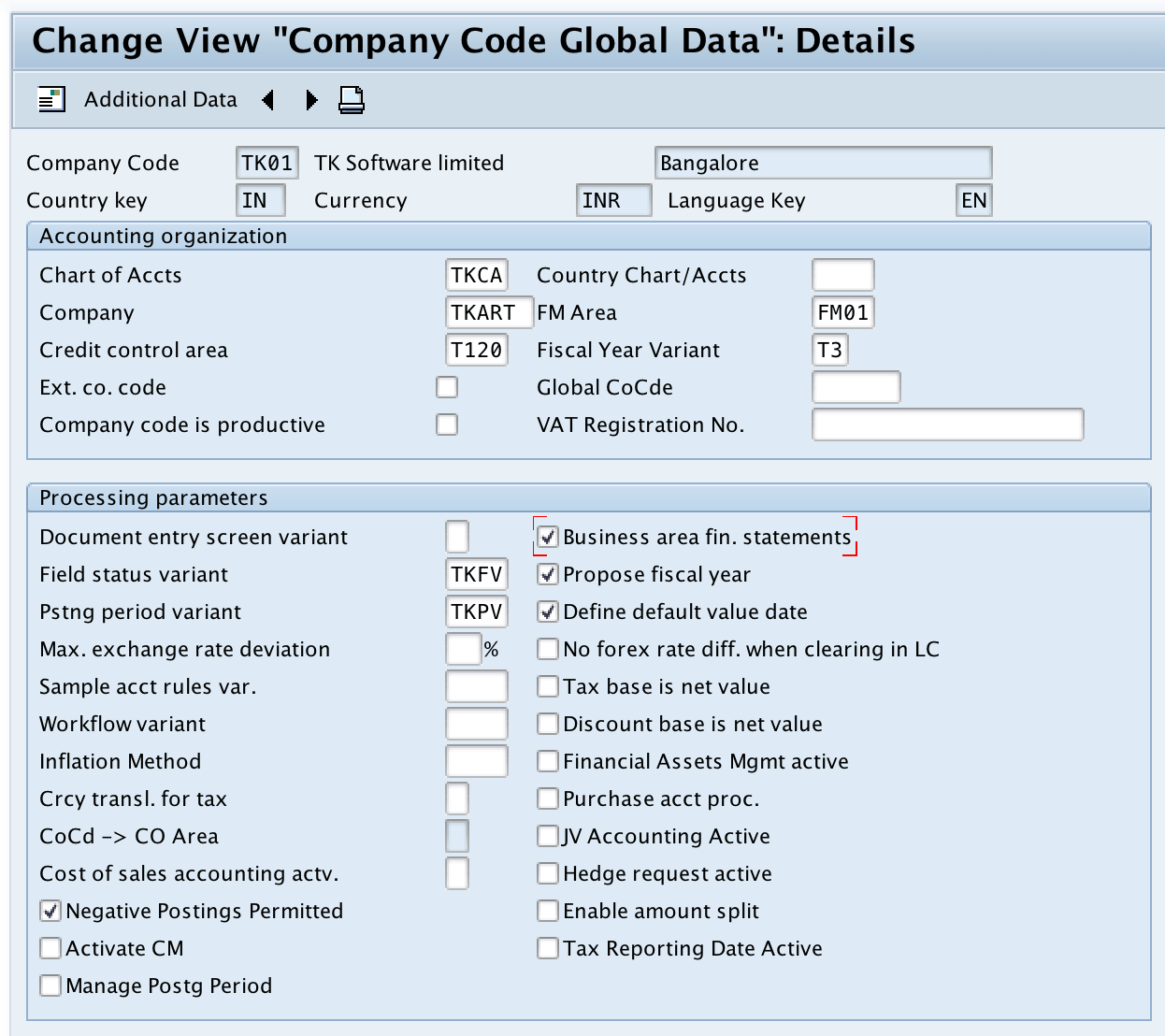 How to Check and Enter Company Code Global Parameters in SAP
