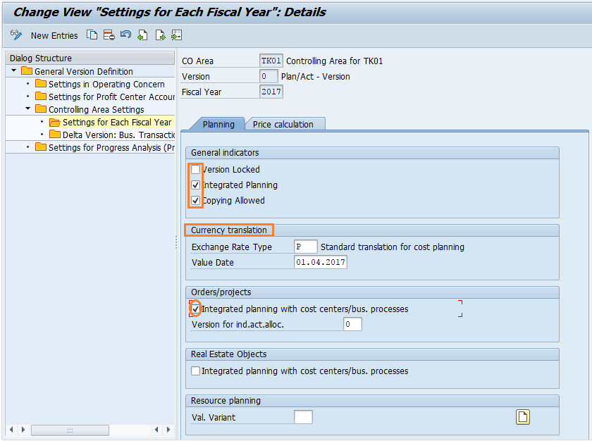 How to Maintain Versions in SAP Controlling TutorialKart
