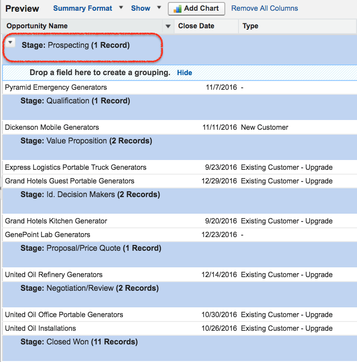 Summarize your Salesforce Report Data Summary reports TutorialKart