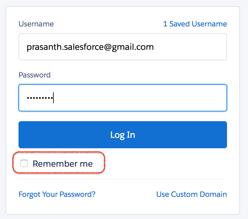 Enable caching and on SFDC login page TutorialKart