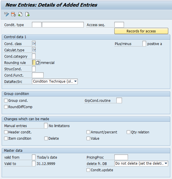 What is Condition Type How to create Condition Types in SAP