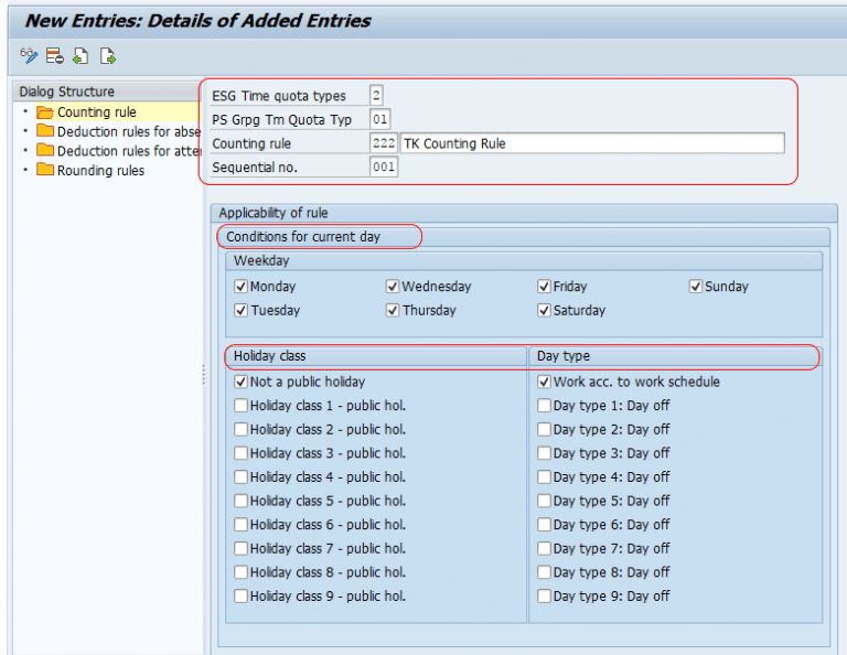 SAP HR Define Counting Rules TutorialKart