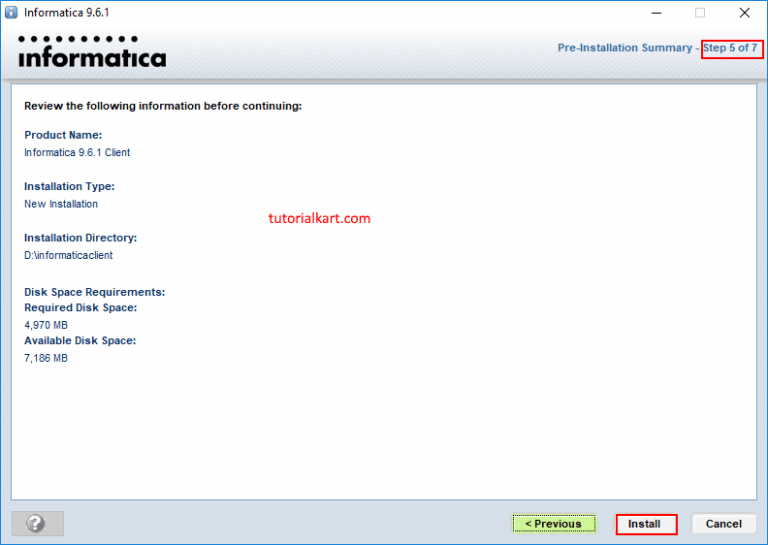 Informatica PowerCenter Installation Step by Step guide