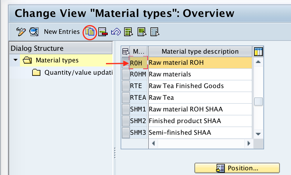 SAP MM Material Type Define Attributes of Material Types in SAP