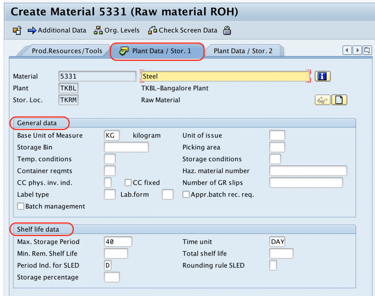SAP MM Create Material Master Record (Material Codes) in SAP