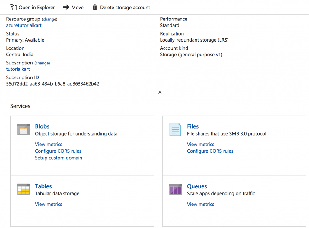 Creating Storage Account using Azure Powershell Azure Cloud Shell