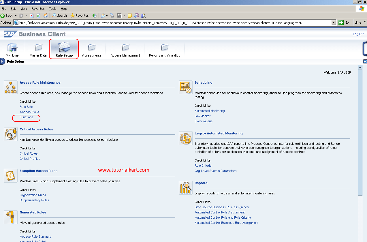 SAP GRC Create Function ID in SAP GRC