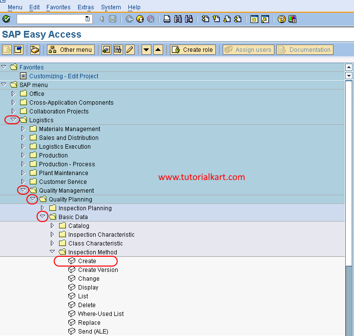SAP QM How to Create Inspection Method in SAP