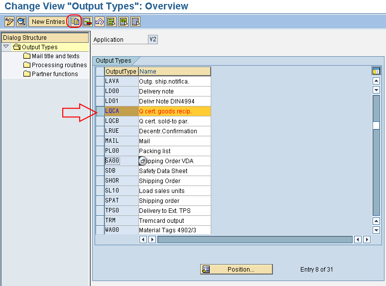 SAP QM Define Condition Types for Output Determination in SAP