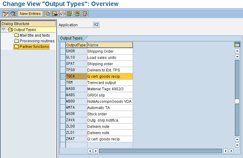SAP QM Define Condition Types for Output Determination in SAP