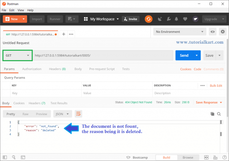 CouchDB Delete Document REST API /  Interface TutorialKart
