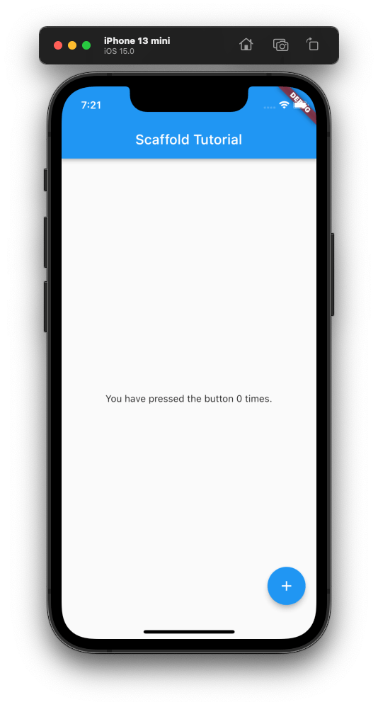 Flutter Scaffold Tutorial