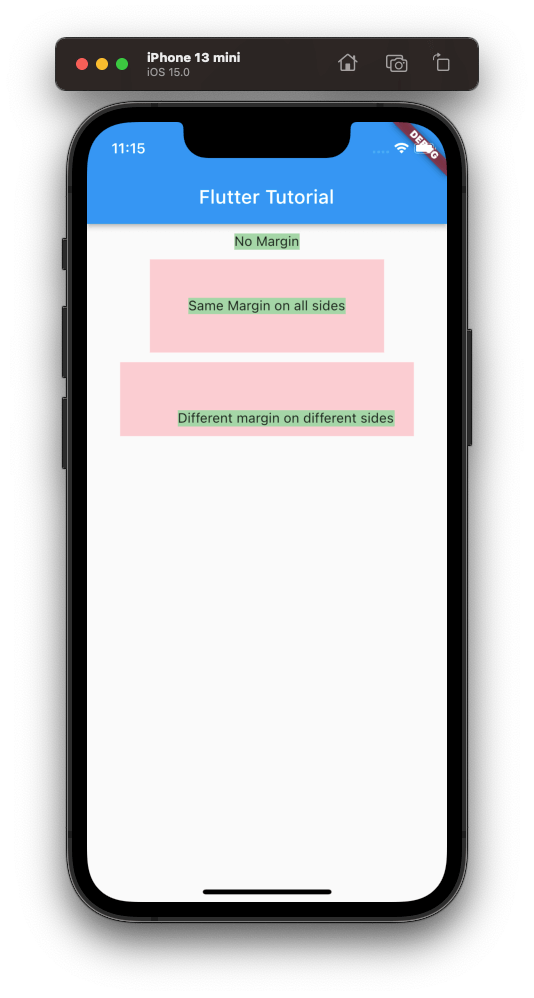 How to set Margin for Container Widget in Flutter? TutorialKart