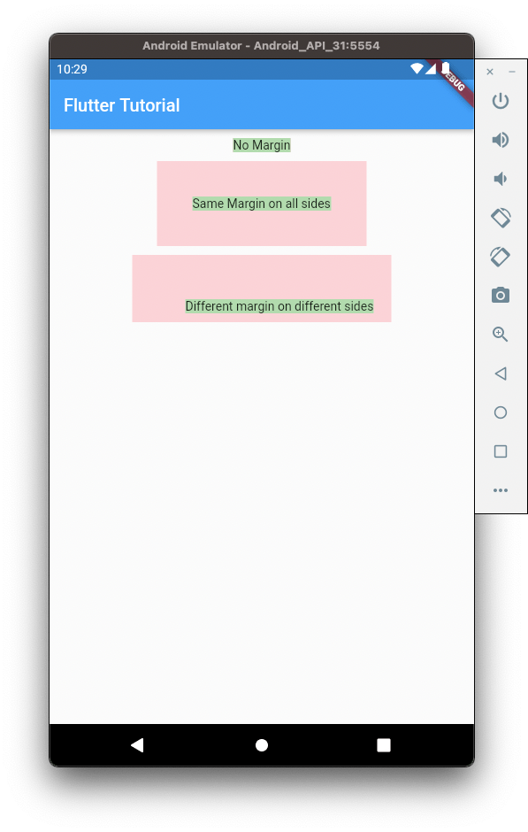 How to set Margin for Container Widget in Flutter? TutorialKart