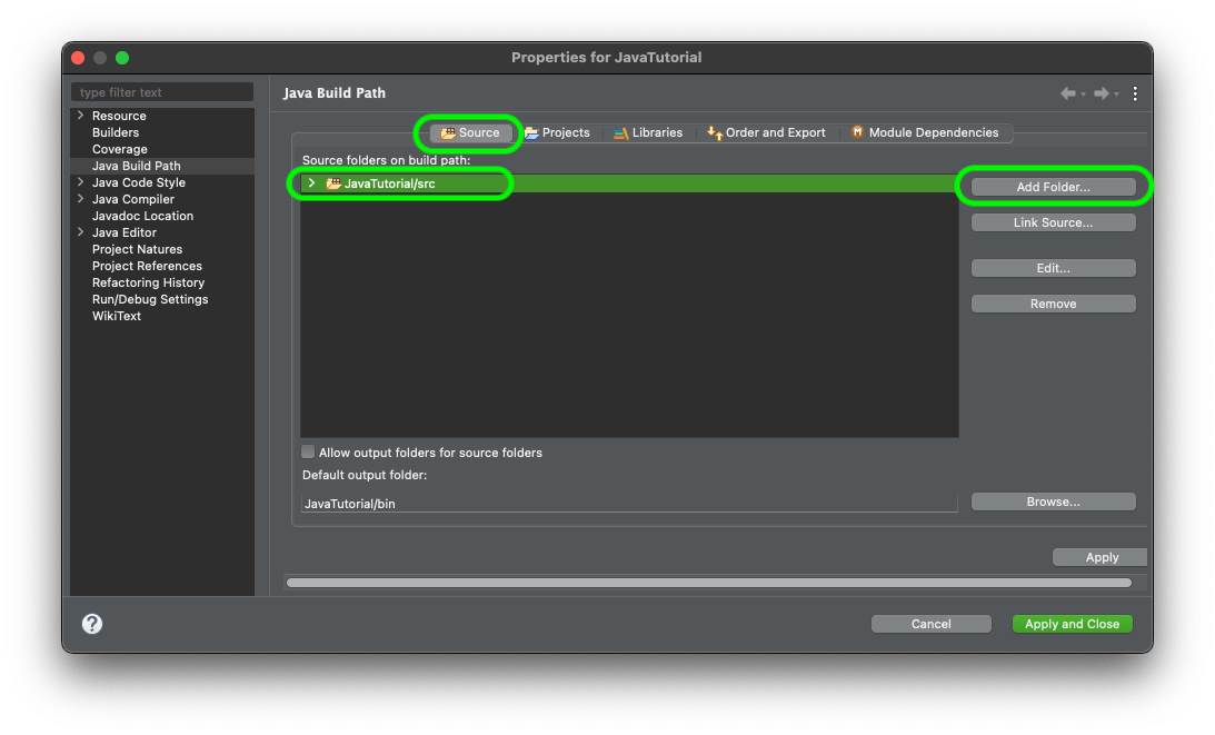 Eclipse Add resources folder to Java Project TutorialKart