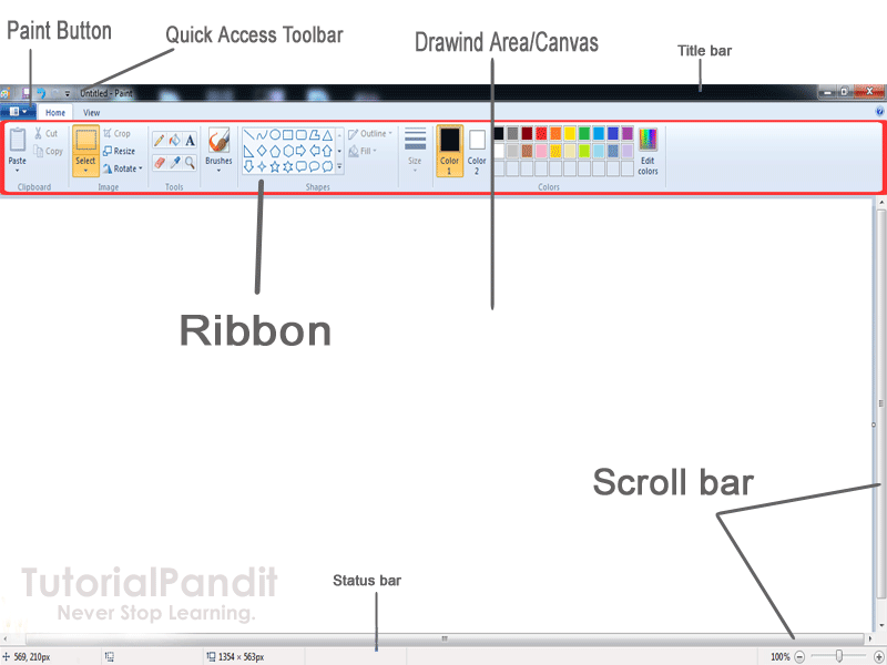 MS Paint क्या है और कैसे सीखें MS Paint in Hindi TutorialPandit.