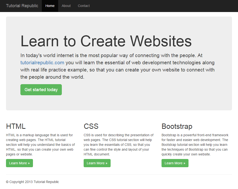 Working with Bootstrap 3 Fixed Layout Tutorial Republic
