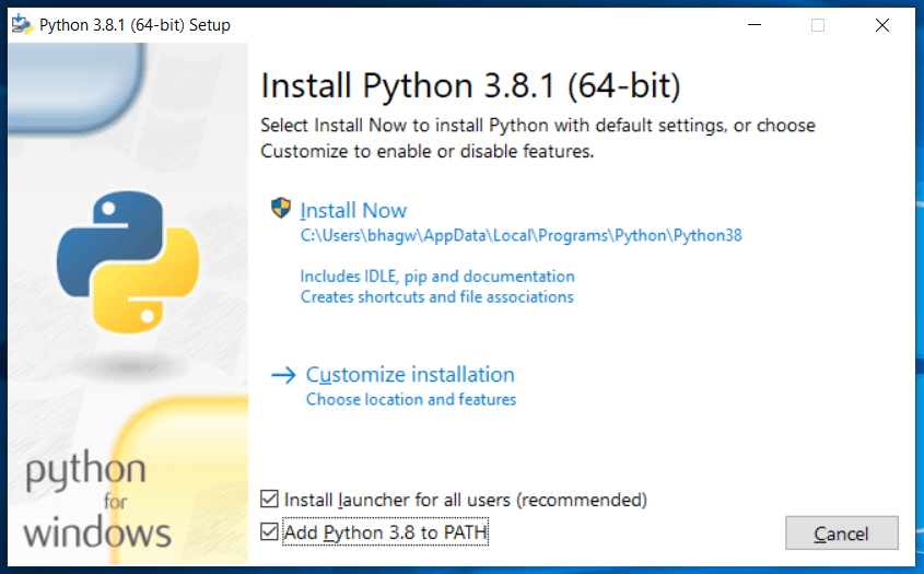 How To Install Python 3.8 On Windows Tutorials24x7