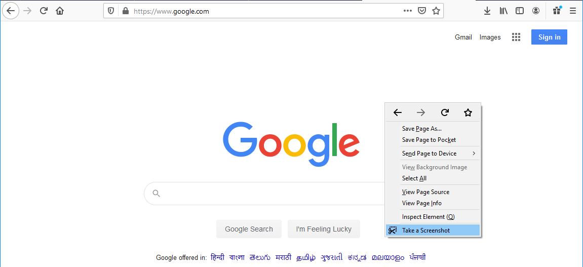 Full Page Screen Capture In Firefox Tutorials24x7