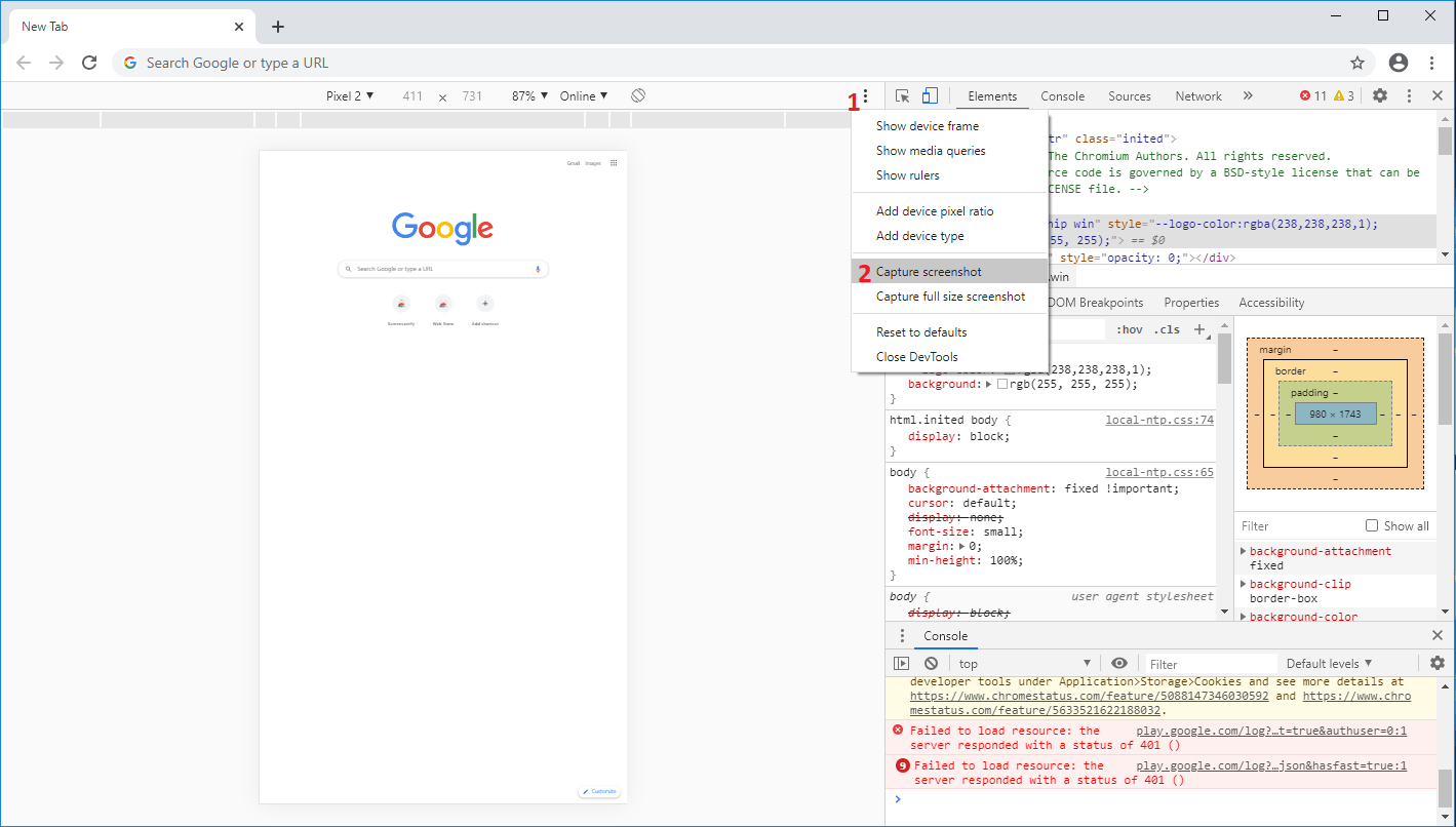 Full Page Screen Capture In Chrome Tutorials24x7