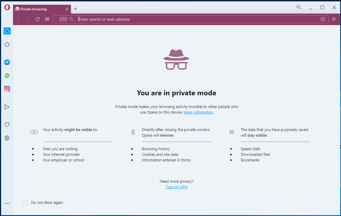 How To Go Incognito In Opera Tutorials24x7