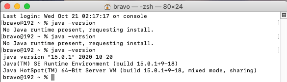 How To Install Java 15 On Mac Tutorials24x7