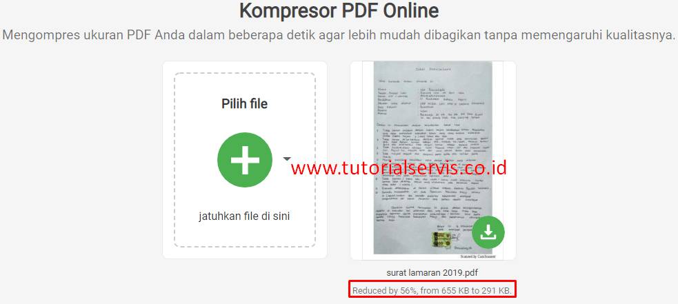 Kompres PDF 300 KB Hingga Dibawah 100 KB