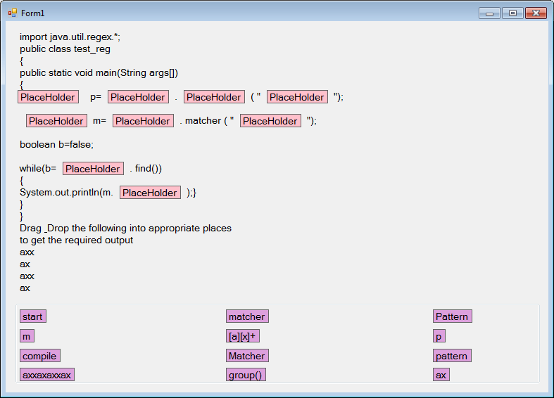 Example Two Drag And Drop Controls Using