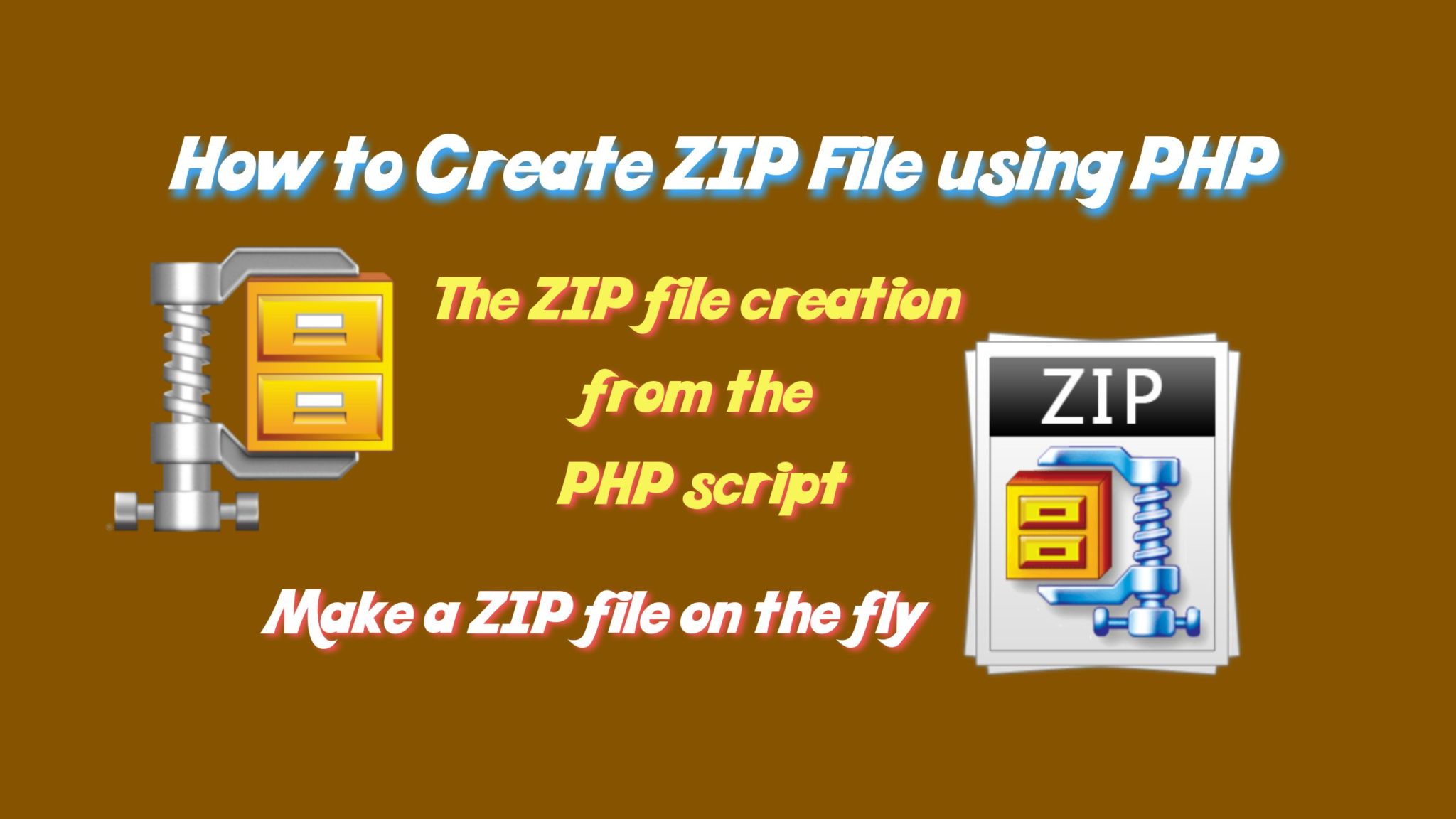 How to Create ZIP File using PHP Tutorialswebsite