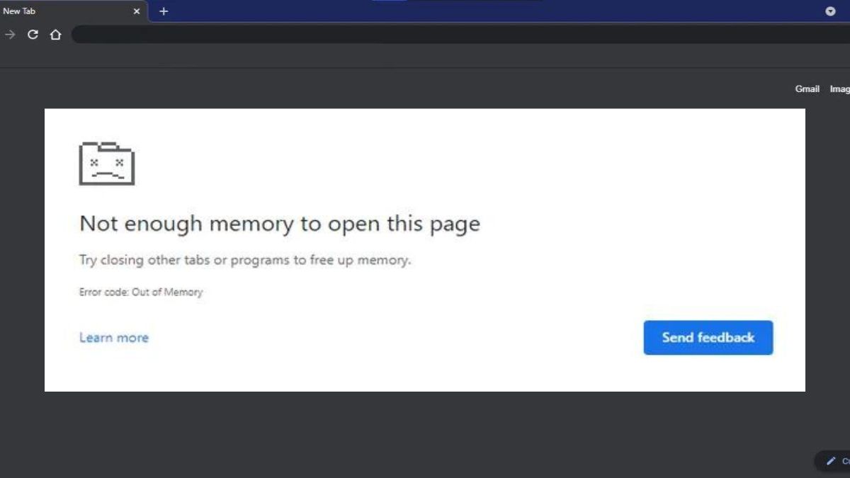 How to Fix Chrome&rsquo;s &lsquo;Out of Memory&rsquo; Error? - Tutorialswebsite