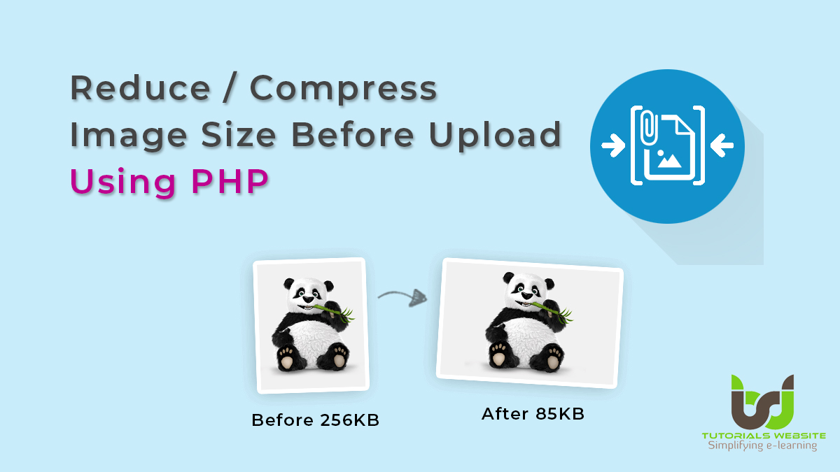 Reduce Image Size Before Upload Using PHP Tutorialswebsite