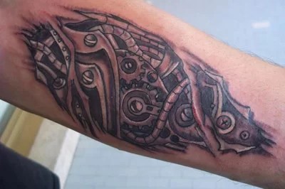 Tattoo Biomeccanico Avambraccio - Tuttotattoo.com 266_x_400_jpg