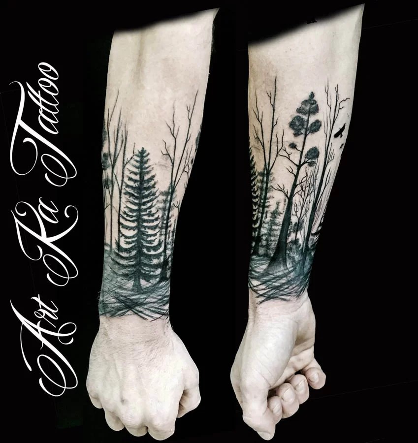Foresta Watercolor - Tuttotattoo.com 900_x_849_jpg