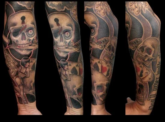 Tatuaggio Teschio - Tuttotattoo.com 407_x_550_jpg