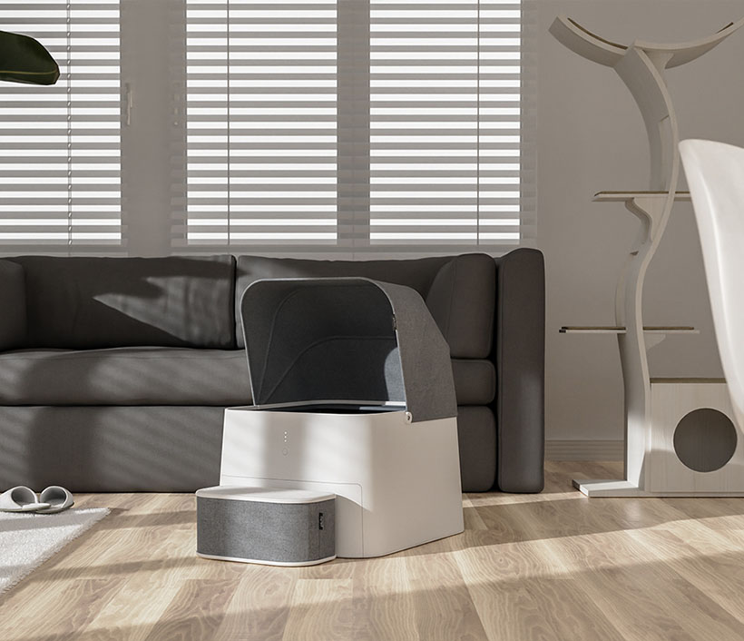 Pluto Automatic Square Cat Litter Cube with a Nice Canopy to Give