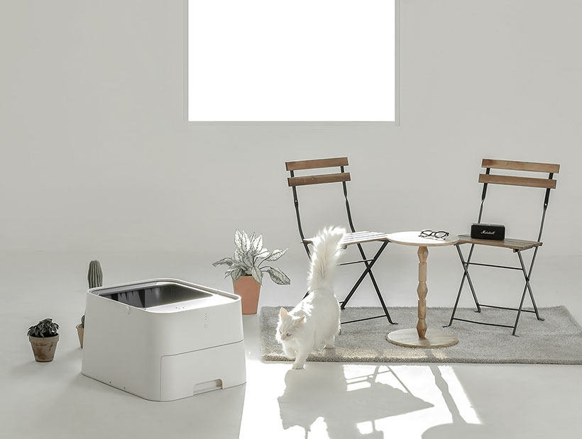 Pluto Automatic Square Cat Litter Cube with a Nice Canopy to Give