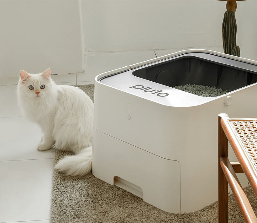 Pluto Automatic Square Cat Litter Cube with a Nice Canopy to Give