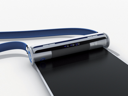 Futuristic RollTop Foldable Notebook with 17-inch OLED Display and Full ...