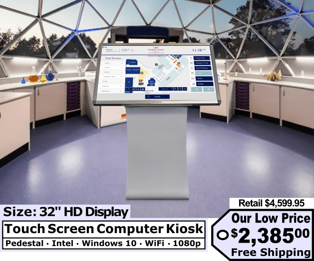 Floor Standing Touch Screen Computer Kiosks & Displays TVLiquidator