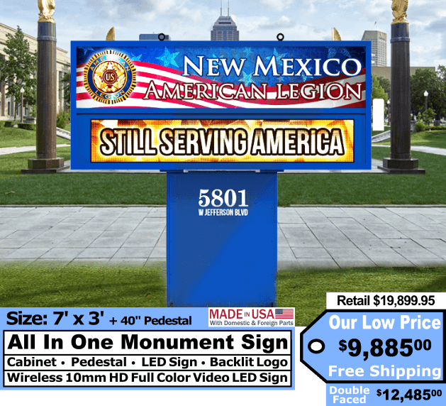 Custom Digital LED Monument Signage for Businesses TVLiquidator