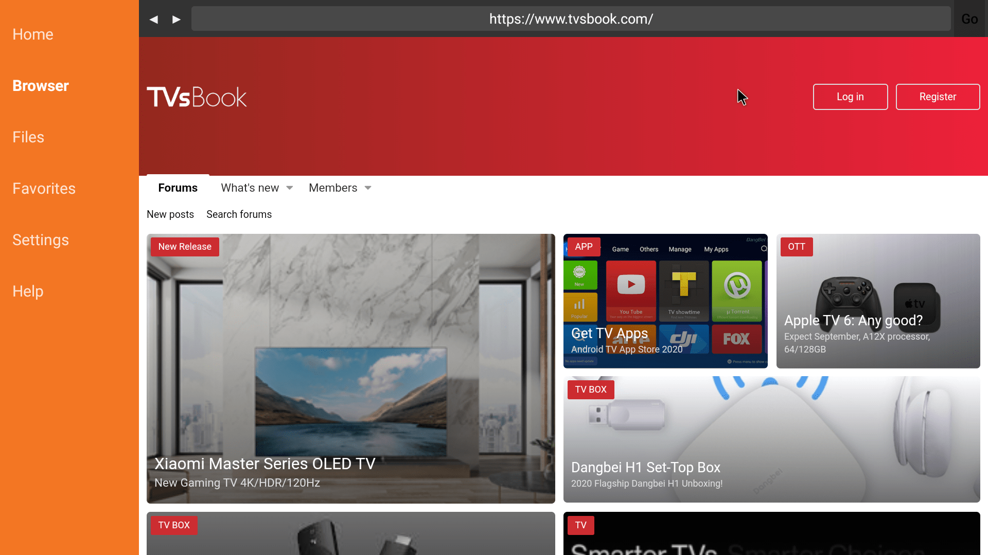 TOP1 Essential Android TV App Downloader Browser with builtin Google