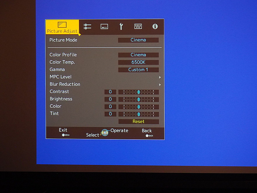 JVC X5000 52 TV TEST