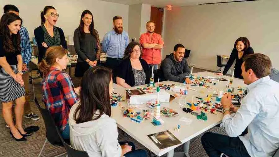 Lego Team Building! Team Bonding Activity With Lego Bricks!