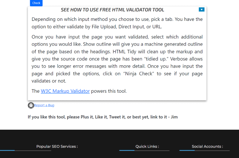 El código HTML cumple con los estándares del W3C Marketing