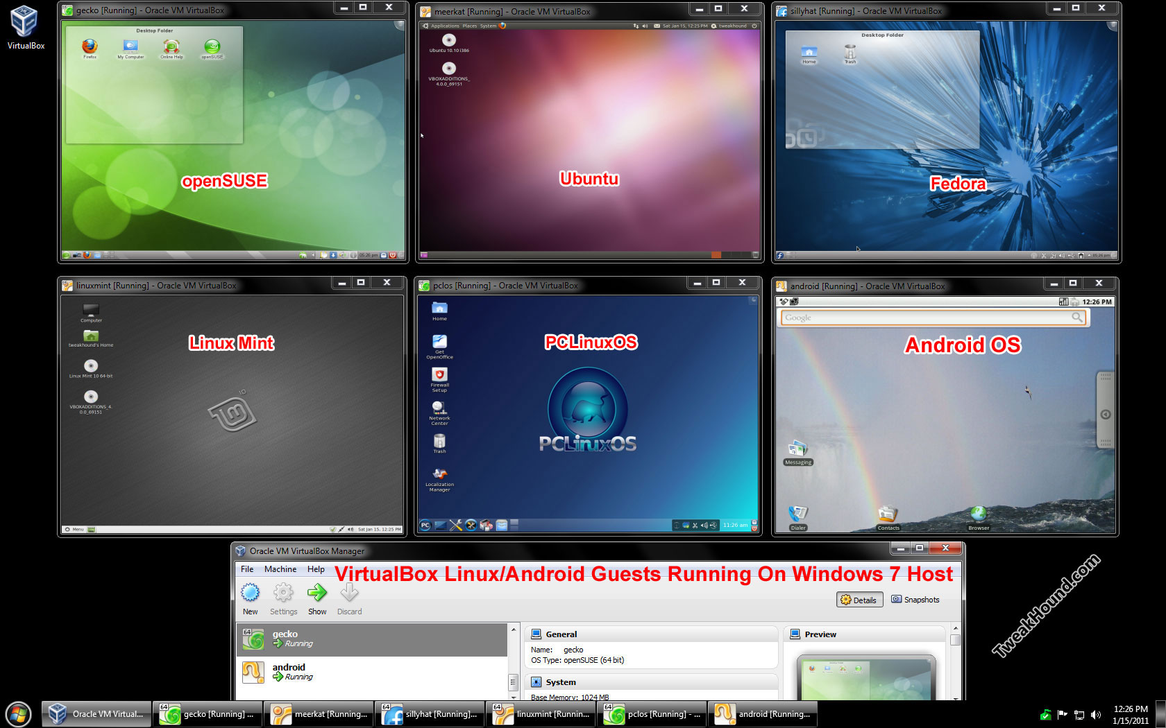 Using VirtualBox 4, VirtualBox Under Windows