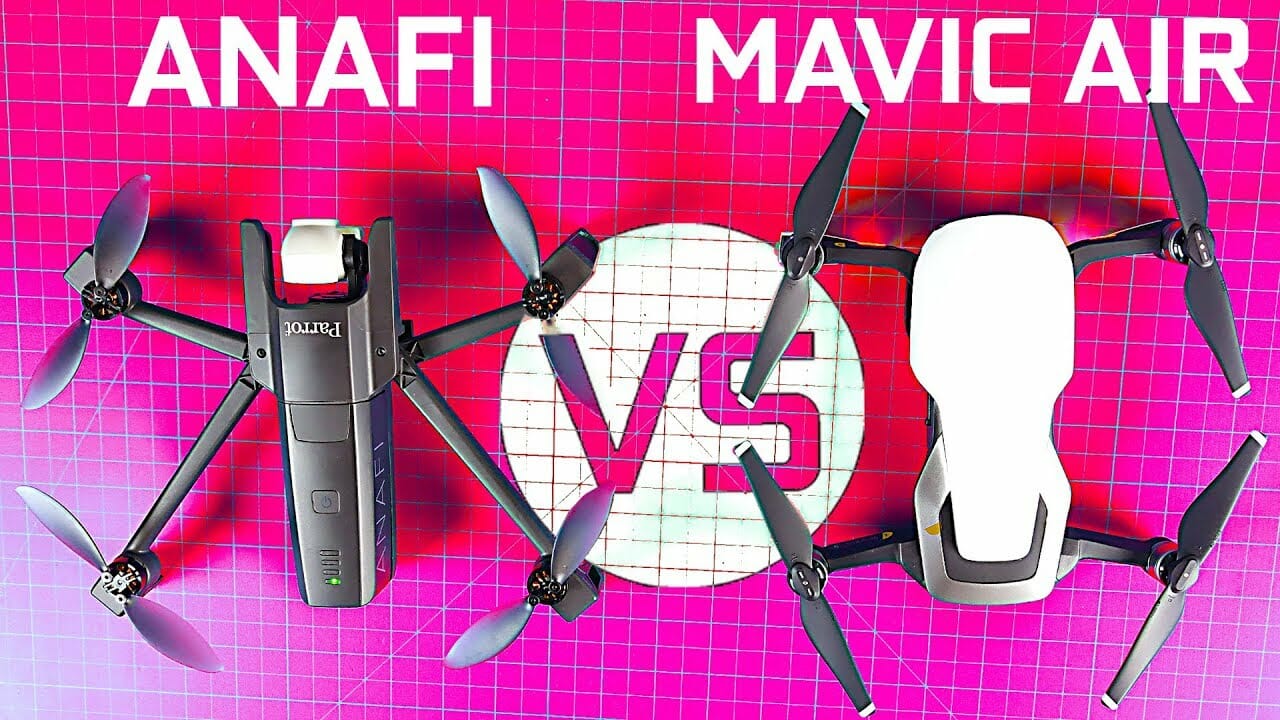 Parrot Anafi vs DJI Mavic Air What's the Best Compact