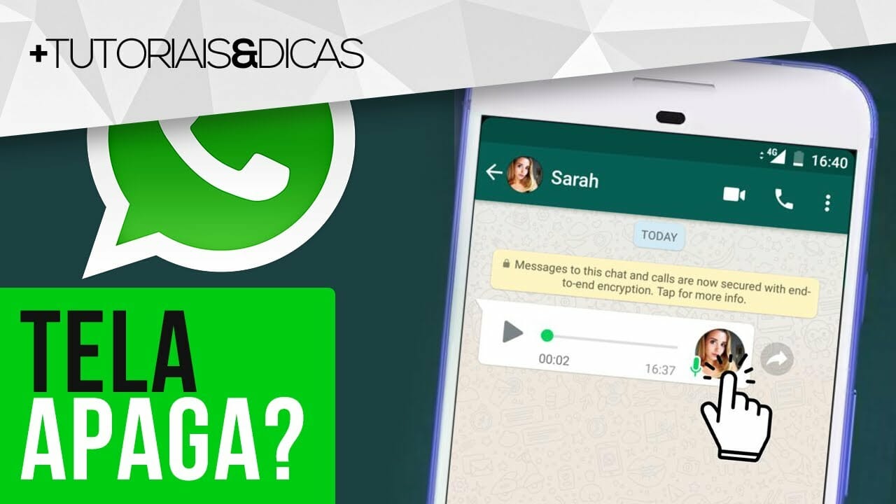 ouvir áudio no whatsapp tela fica preta Archives Tweaks For Geeks