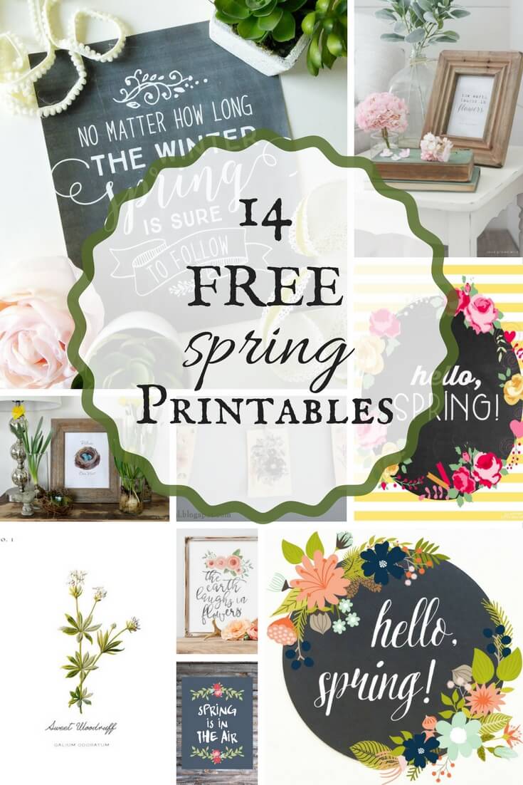 14 Inspiring Free Spring Printables Twelve On Main