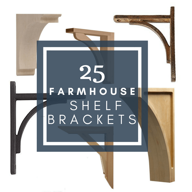 25 FarmhouseStyle Rustic Shelf Brackets for Your Home Twelve On Main